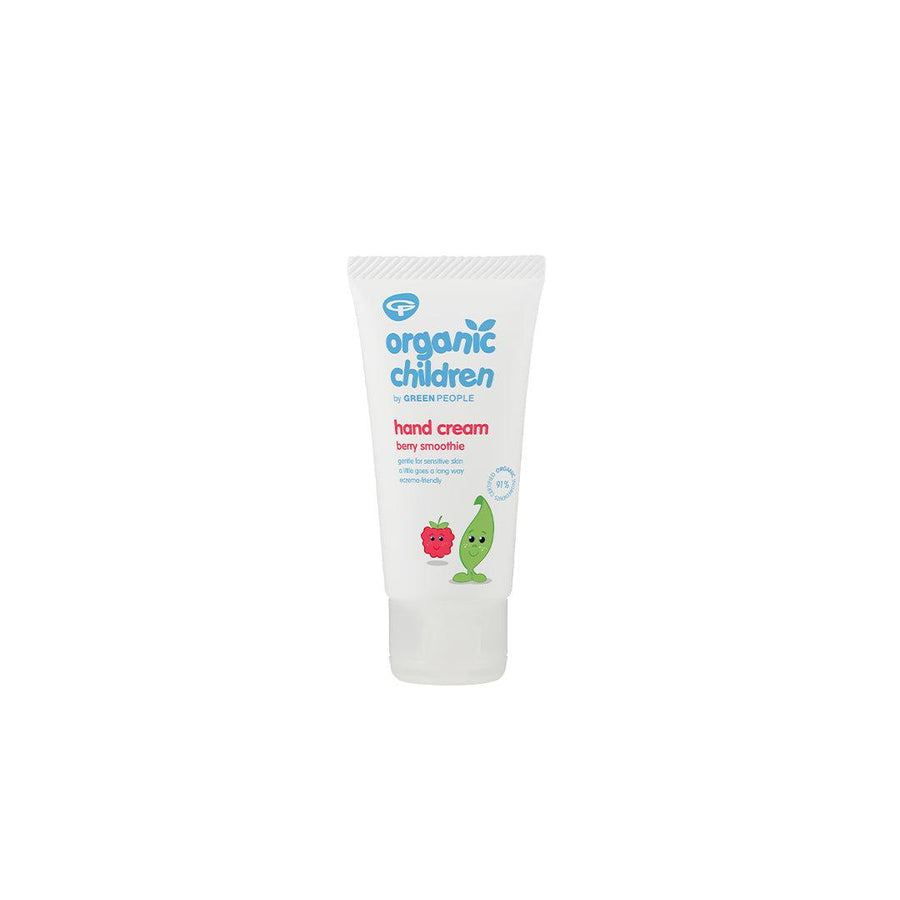 Green People Organic Children Hand Cream - Berry Smoothie - 50ml-Hand Sanitizers + Creams- | Natural Baby Shower