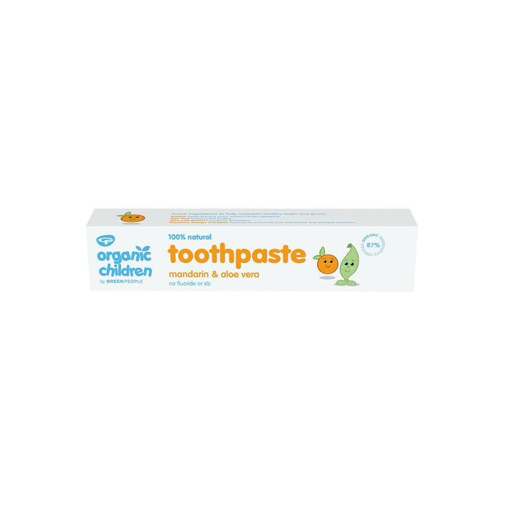 Green People Organic Children Toothpaste - Mandarin - 50ml-Toothcare- | Natural Baby Shower