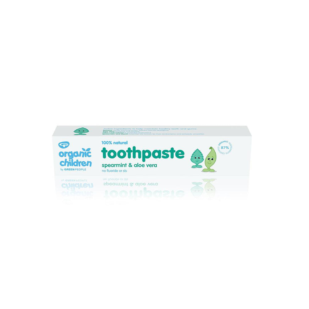 Green People Organic Children Toothpaste - Spearmint - 50ml-Toothcare- | Natural Baby Shower