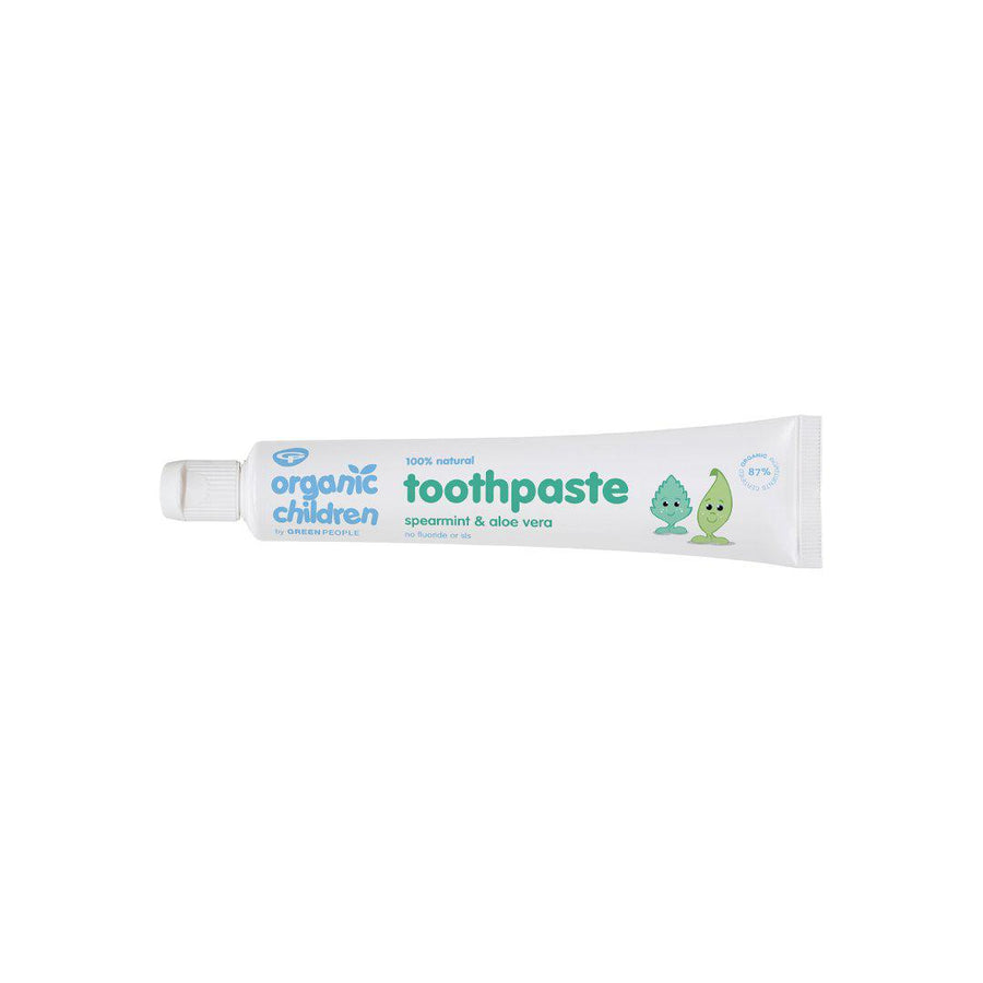 Green People Organic Children Toothpaste - Spearmint - 50ml-Toothcare- | Natural Baby Shower