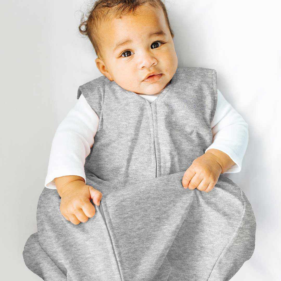 HALO SleepSack Sleeping Bag - Grey - TOG 0.5-Sleeping Bags-0-6m-Grey | Natural Baby Shower
