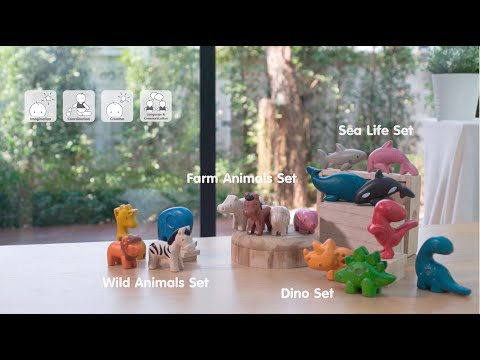 Plan Toys Animals Set - Wild Animals
