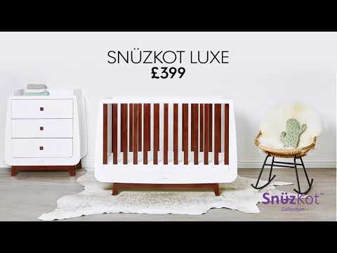 SnuzKot Skandi Cot Bed - Grey