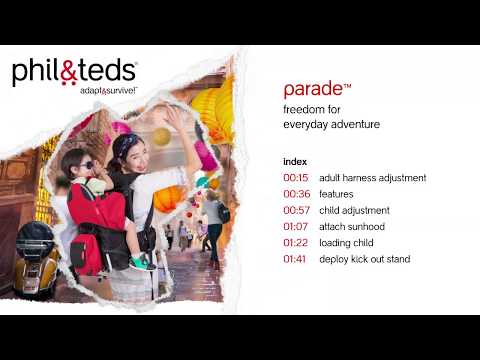 Phil & Teds Parade Baby Carrier - Chilli