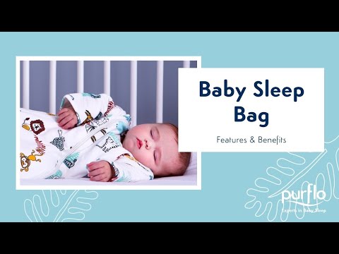 Purflo Baby Sleep Bag - Minimal Grey - TOG 2.5