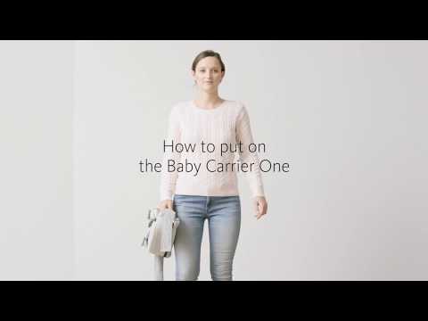 BabyBjorn One Air Baby Carrier - Grey Beige
