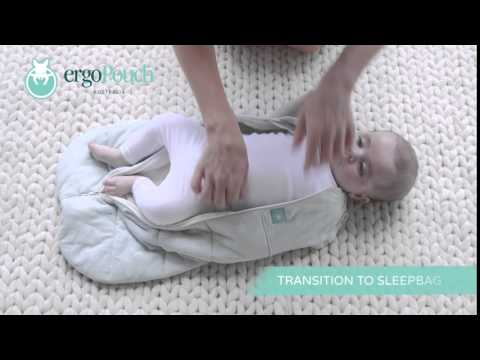 ergoPouch Organic All Year Cocoon Swaddle Sleeping Bag - Berries - 1.0 TOG