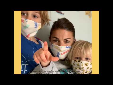 The Bonnie Mob Child Facemask - Rainbow
