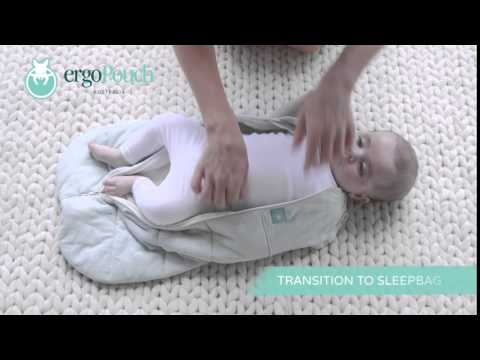 ergoPouch Organic All Year Cocoon Swaddle Sleeping Bag - Sage - 1.0 TOG
