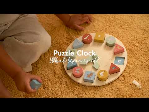 Little Dutch Wooden Puzzle Clock