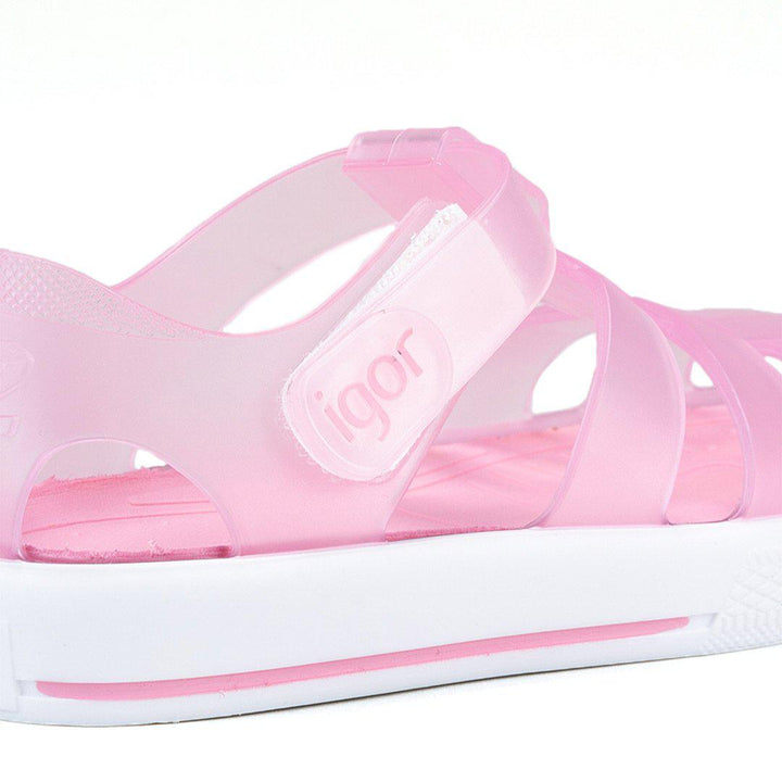 Igor Star Transparent Sandals - Rosa-Sandals-TR Rosa-19 EU (UK 3) | Natural Baby Shower
