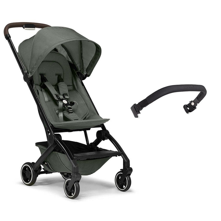 Joolz Aer+ Pushchair - Mighty Green-Strollers-No Carrycot-Black Carbon Bumper Bar | Natural Baby Shower