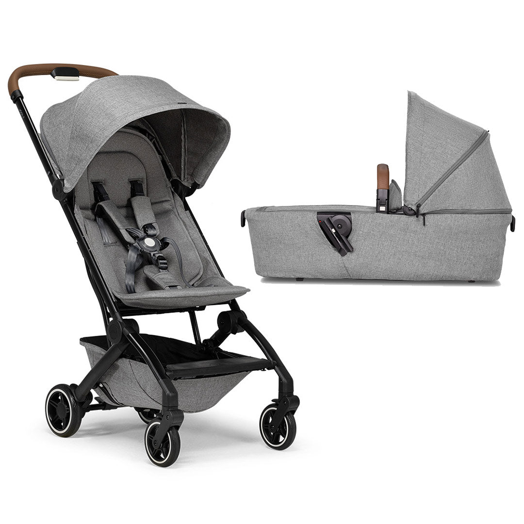 Joolz Aer+ Pushchair - Delightful Grey-Strollers-With Carrycot-No Bumper Bar | Natural Baby Shower