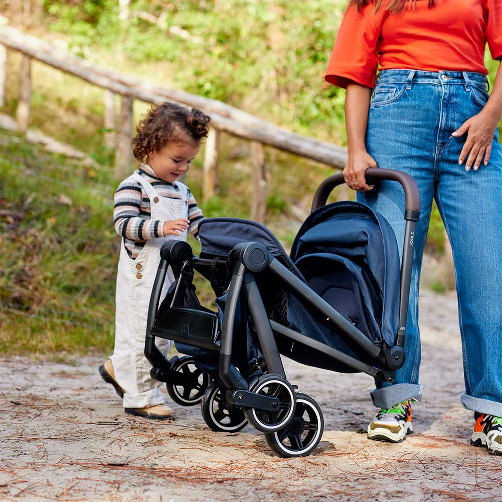 Joolz Aer+ Pushchair & Pebble 360/360 Pro Travel System - Navy Blue-Travel Systems-No Carrycot-Pebble 360 i-Size Car Seat | Natural Baby Shower