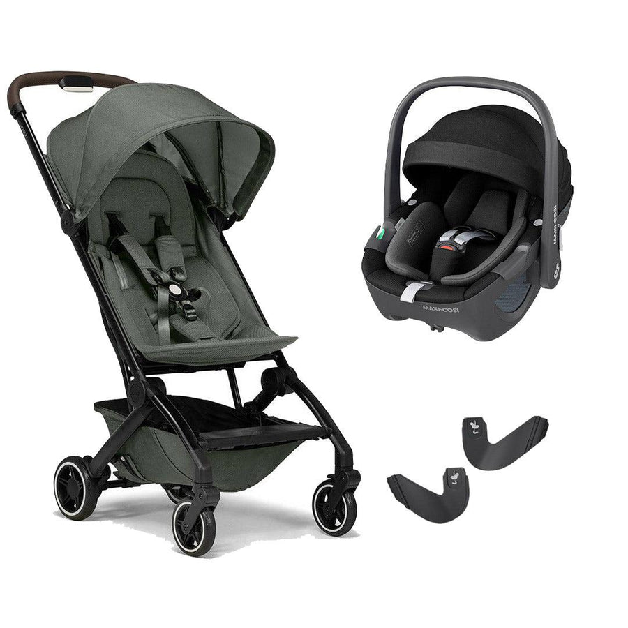 Joolz Aer+ Pushchair & Pebble 360/360 Pro Travel System - Mighty Green-Travel Systems-No Carrycot-Pebble 360 i-Size Car Seat | Natural Baby Shower