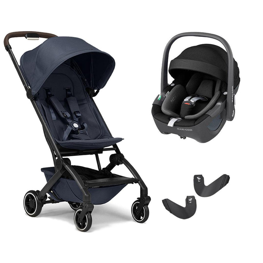 Joolz Aer+ Pushchair & Pebble 360/360 Pro Travel System - Navy Blue-Travel Systems-No Carrycot-Pebble 360 i-Size Car Seat | Natural Baby Shower