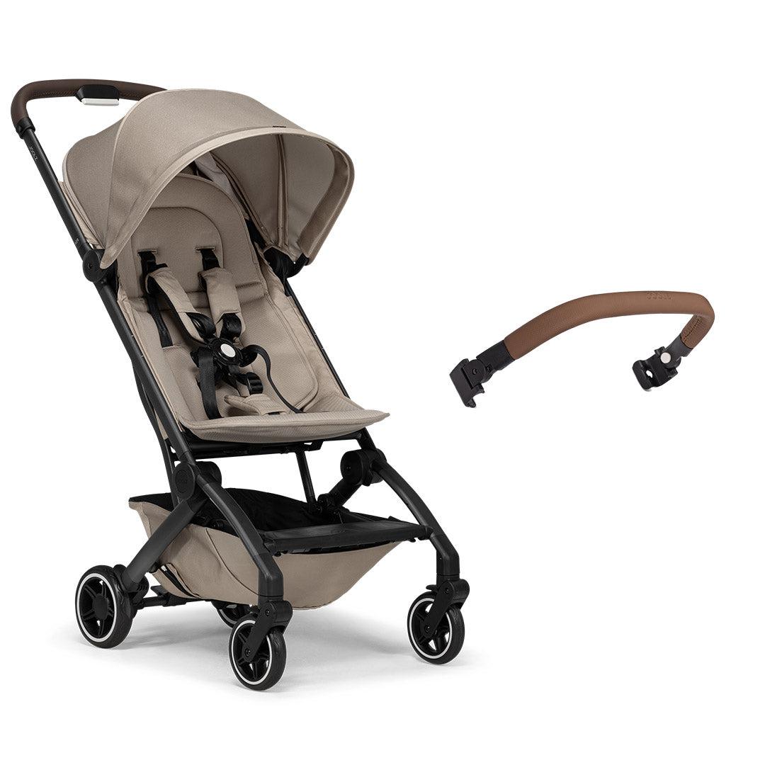 Joolz Aer+ Pushchair - Lovely Taupe-Strollers-No Carrycot-Brown Carbon Bumper Bar | Natural Baby Shower