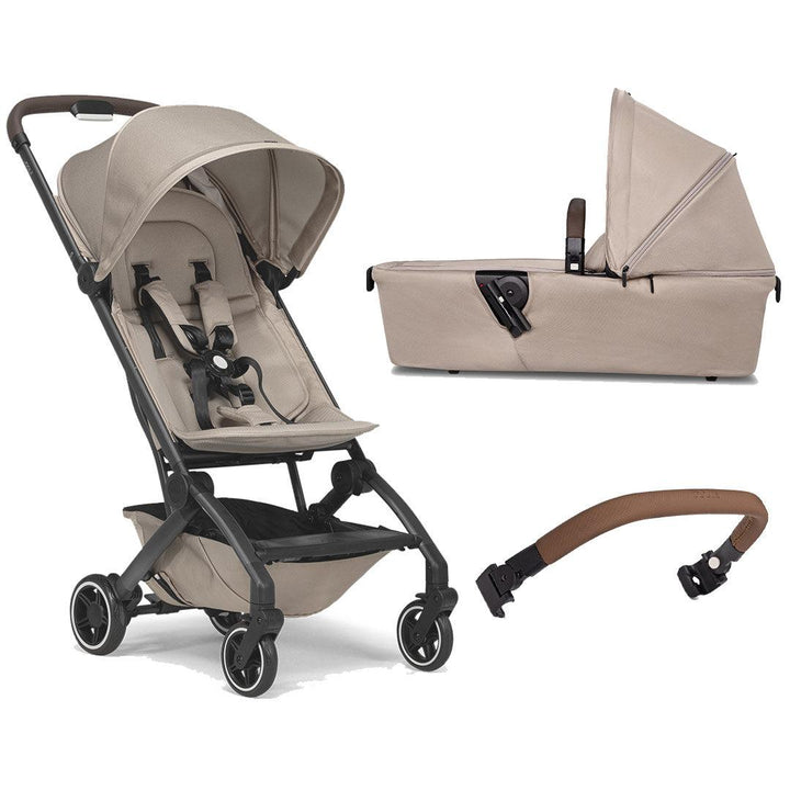 Joolz Aer+ Pushchair - Lovely Taupe-Strollers-With Carrycot-Brown Carbon Bumper Bar | Natural Baby Shower