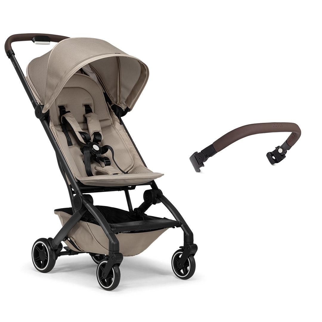 Joolz Aer+ Pushchair - Lovely Taupe-Strollers-No Carrycot-Mid Brown Carbon Bumper Bar | Natural Baby Shower