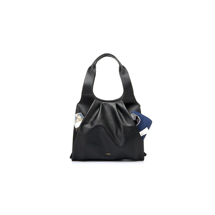 Storksak Kaia Leather Tote Bag - Black-Changing Bags- | Natural Baby Shower