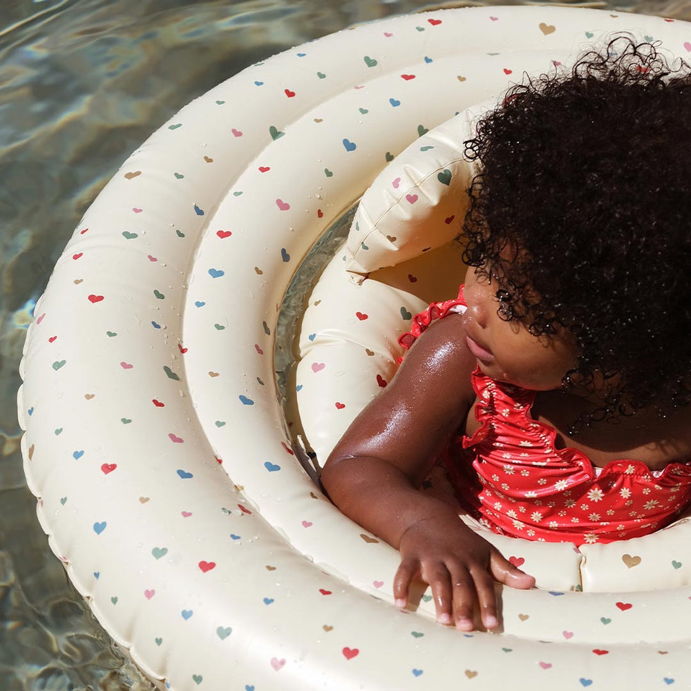 Konges Slojd Baby Swim Ring - Kubi Green-Inflatables- | Natural Baby Shower