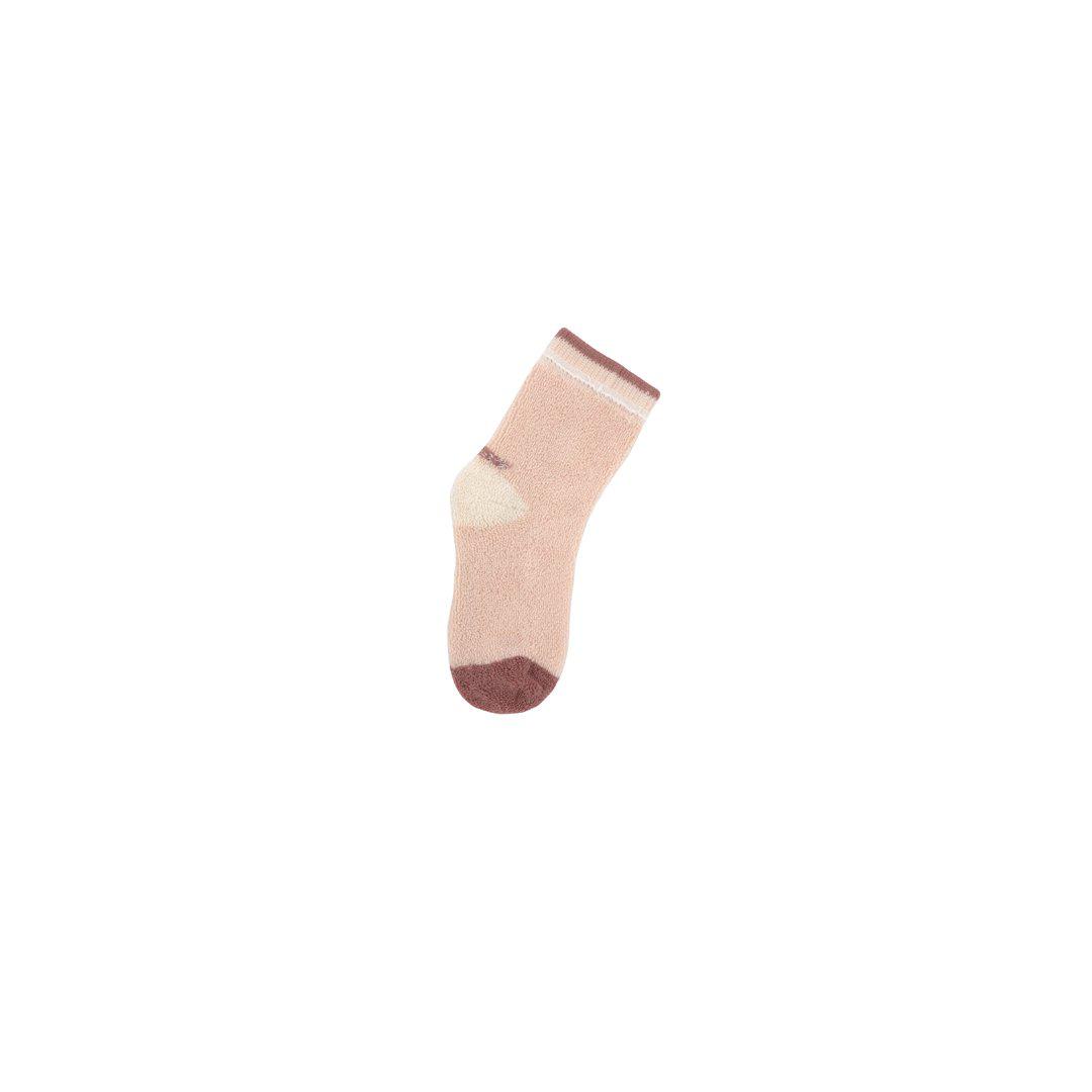 Lassig Anti-Slip Socks - Off-White + Powder Pink - 2 Pack-Socks-Off-White + Powder Pink-1-2y | Natural Baby Shower