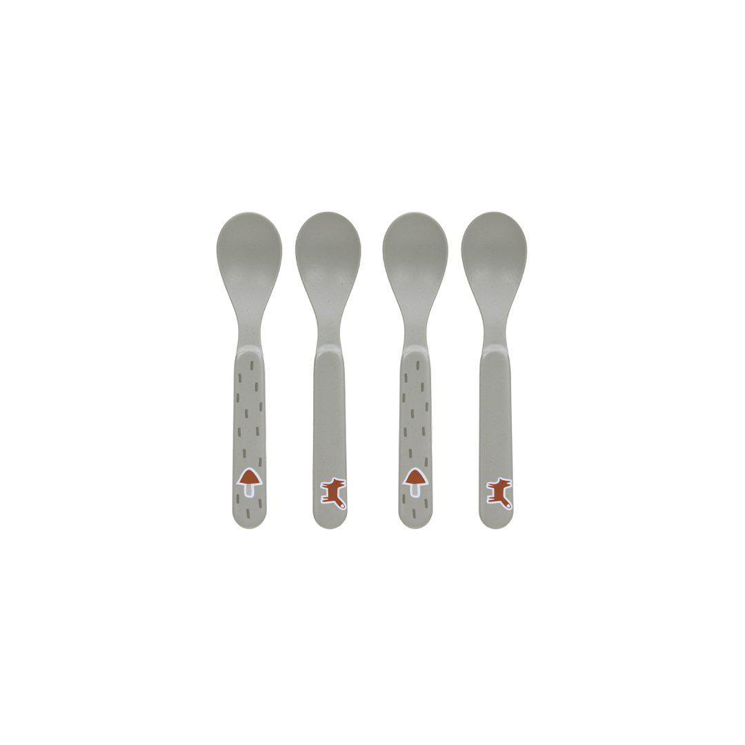 Lassig Spoon Set - Little Forest Fox - 4 Pack-Cutlery- | Natural Baby Shower