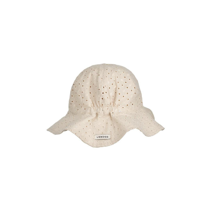 Liewood Amelia Anglaise Sun Hat - Sandy-Hats-Sandy-0-3m | Natural Baby Shower