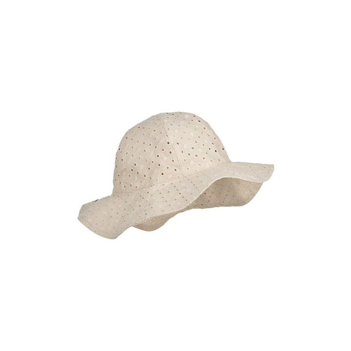 Liewood Amelia Anglaise Sun Hat - Sandy-Hats-Sandy-0-3m | Natural Baby Shower