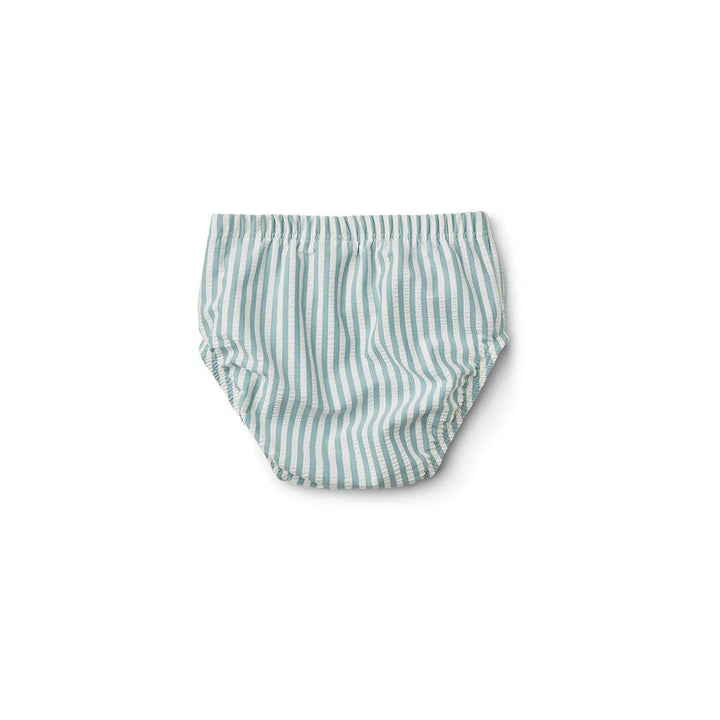 Liewood Anthony Seersucker Baby Swim Pants - Sea Blue/White - Stripe-Swim Pants-Sea Blue/White-1m | Natural Baby Shower