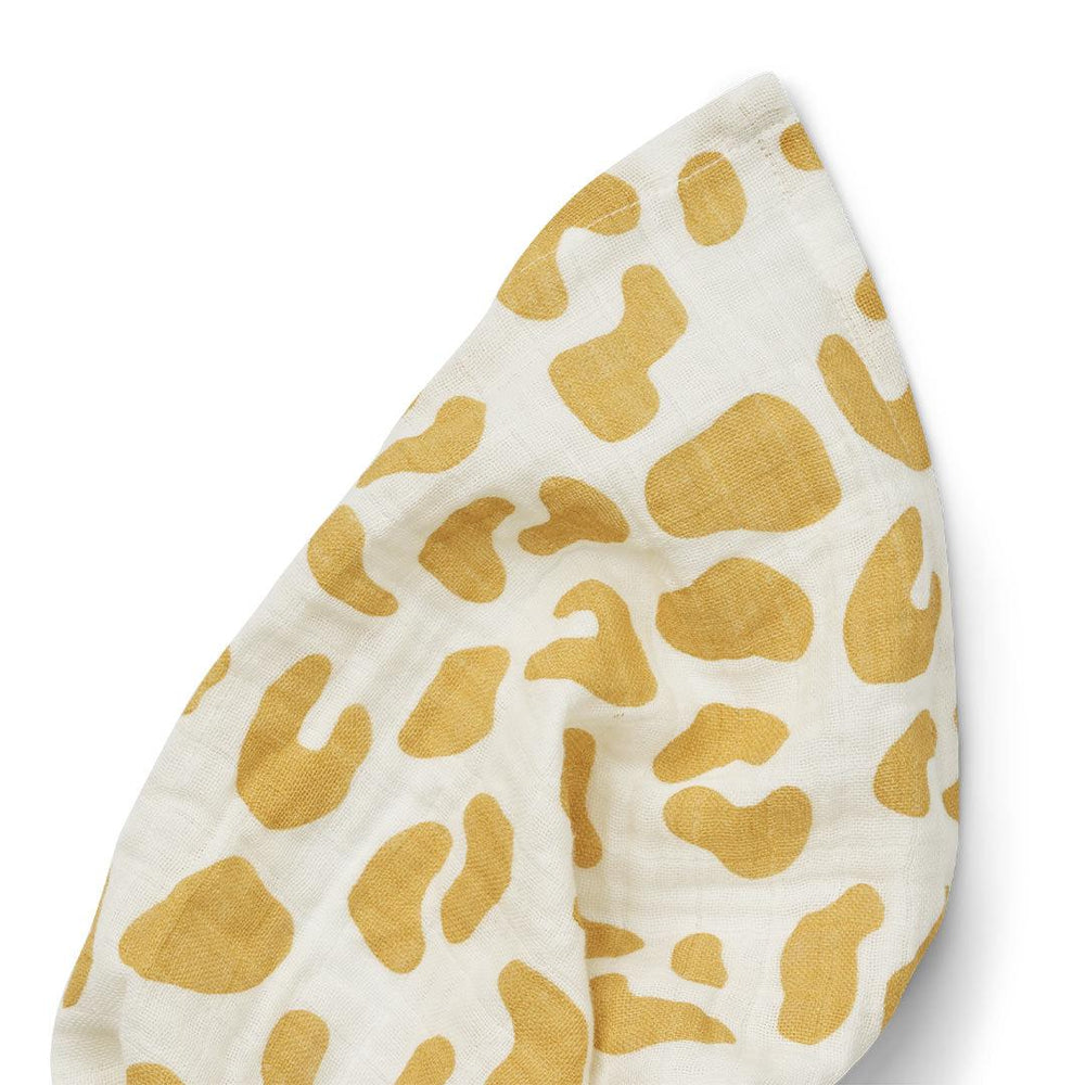 Liewood Ben Muslin Swaddle - Print - Jojoba - Leo-Swaddling Wraps-Jojoba-Leo | Natural Baby Shower