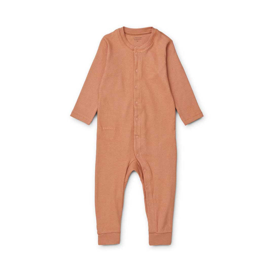 Liewood Birk Jumpsuit Pyjamas - Tuscany Rose-Pyjamas-Tuscany Rose-1m | Natural Baby Shower