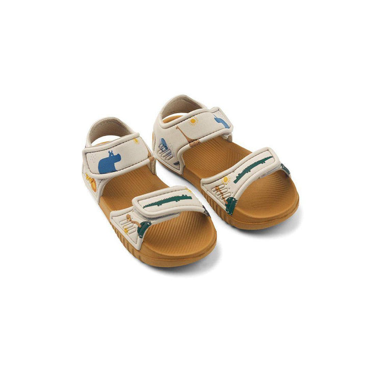 Liewood Blumer Sandals - Safari/Sandy Mix-Sandals-Sandy Mix-20 EU | Natural Baby Shower