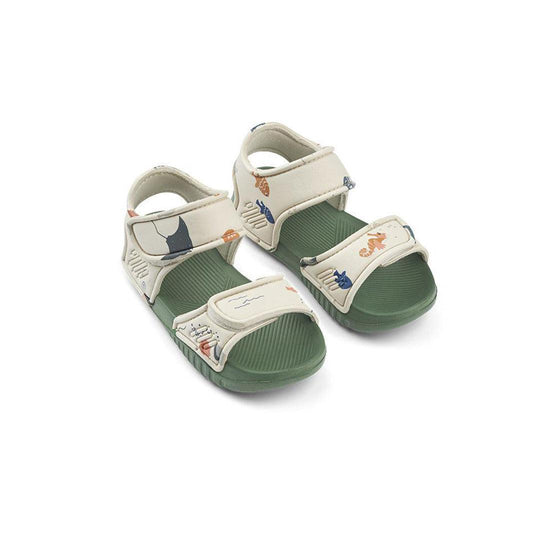 Liewood Blumer Sandals (2023) - Sandy - Sea Creature-Sandals-Sandy-20 EU | Natural Baby Shower