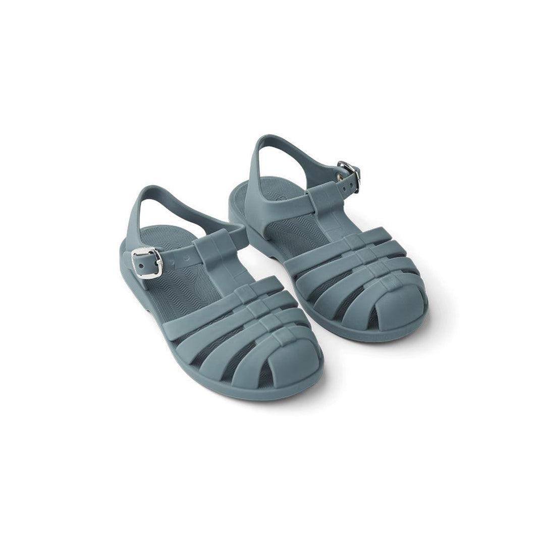 Liewood Bre Sandals (2023) - Whale Blue-Sandals-Whale Blue-19 EU | Natural Baby Shower
