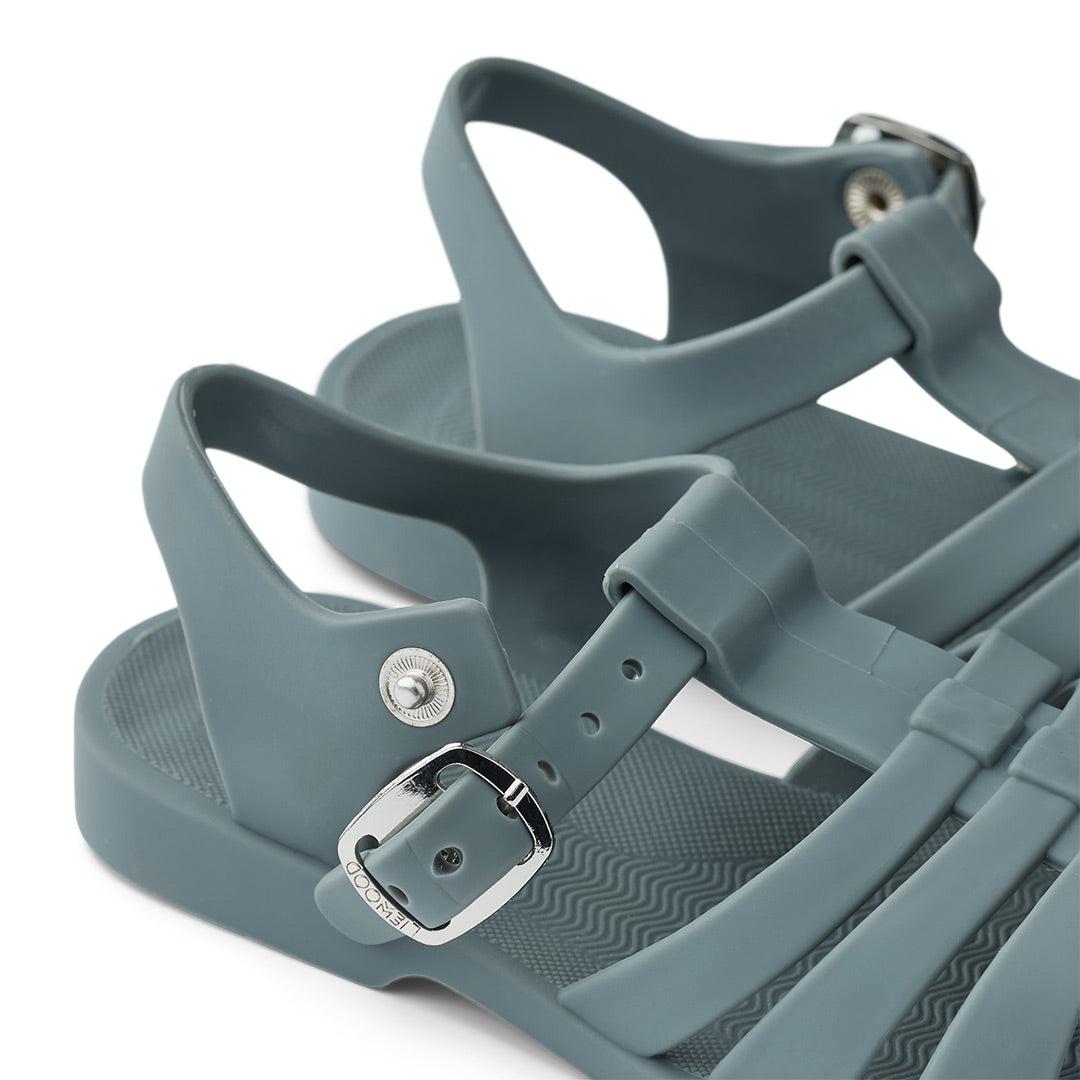 Liewood Bre Sandals (2023) - Whale Blue-Sandals-Whale Blue-19 EU | Natural Baby Shower