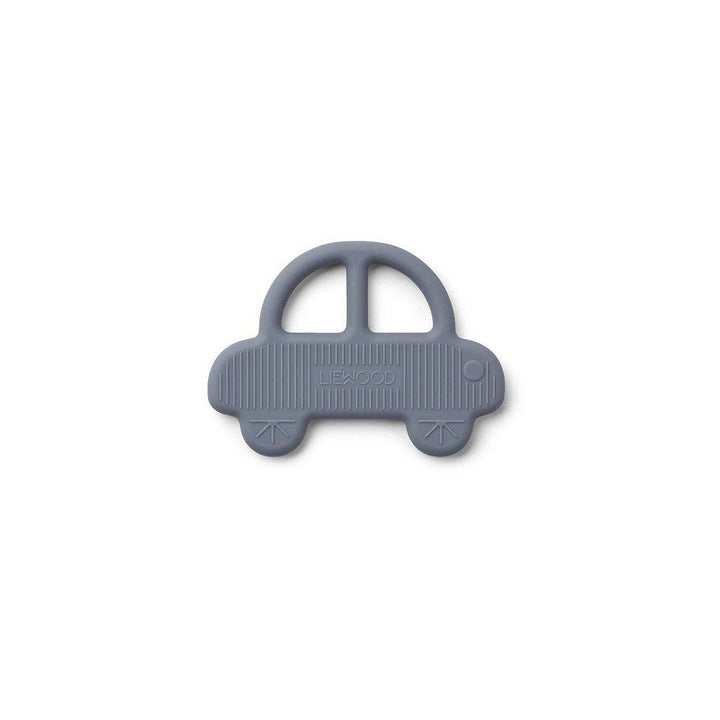 Liewood Gemma Silicone Teether - Car - Blue Wave-Teethers- | Natural Baby Shower