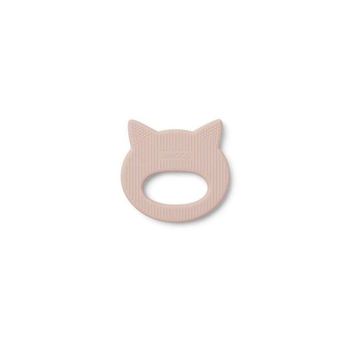 Liewood Gemma Silicone Teether - Cat - Rose (2020)-Teethers- | Natural Baby Shower