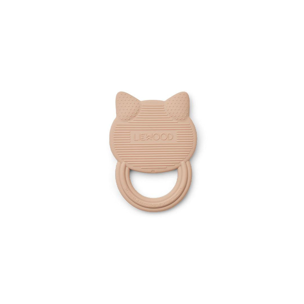 Liewood Gemma Silicone Teether - Cat - Rose-Teethers- | Natural Baby Shower