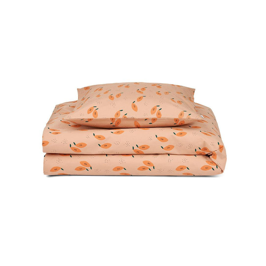 Liewood Ingeborg Junior Bedding Print - Pale Tuscany - Papaya-Bedding Sets-Pale Tuscany-Papaya | Natural Baby Shower