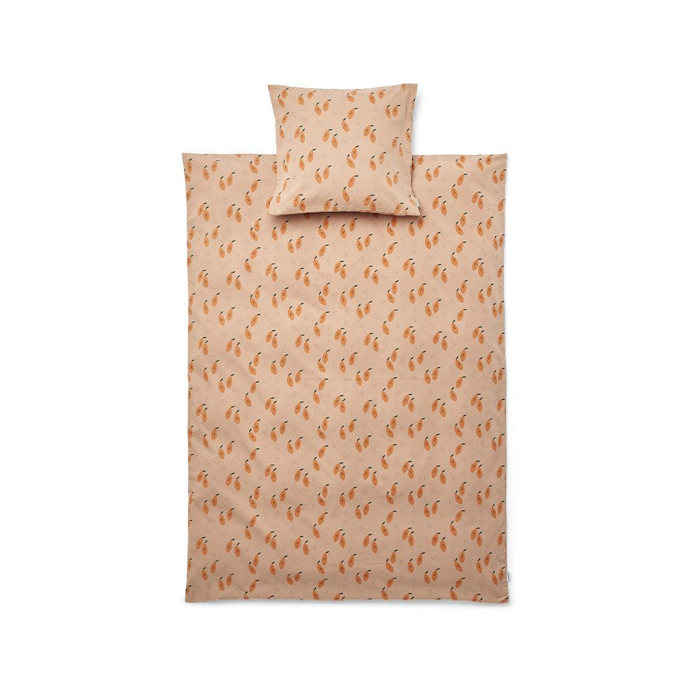 Liewood Ingeborg Junior Bedding Print - Pale Tuscany - Papaya-Bedding Sets-Pale Tuscany-Papaya | Natural Baby Shower