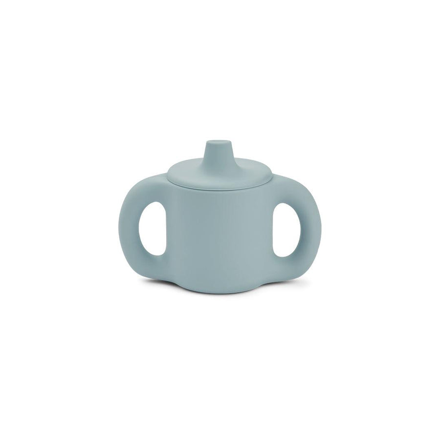 Liewood Katinka Sippy Cup - Sea Blue-Sippy Cups-Sea Blue- | Natural Baby Shower