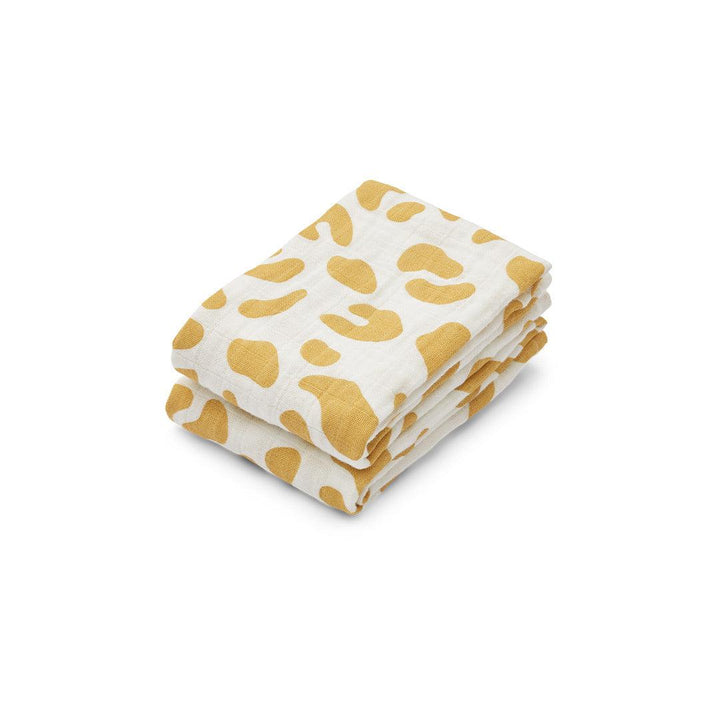 Liewood Lewis Muslin Cloths - 2 Pack - Jojoba - Leo-Muslin Squares-Jojoba-Leo | Natural Baby Shower