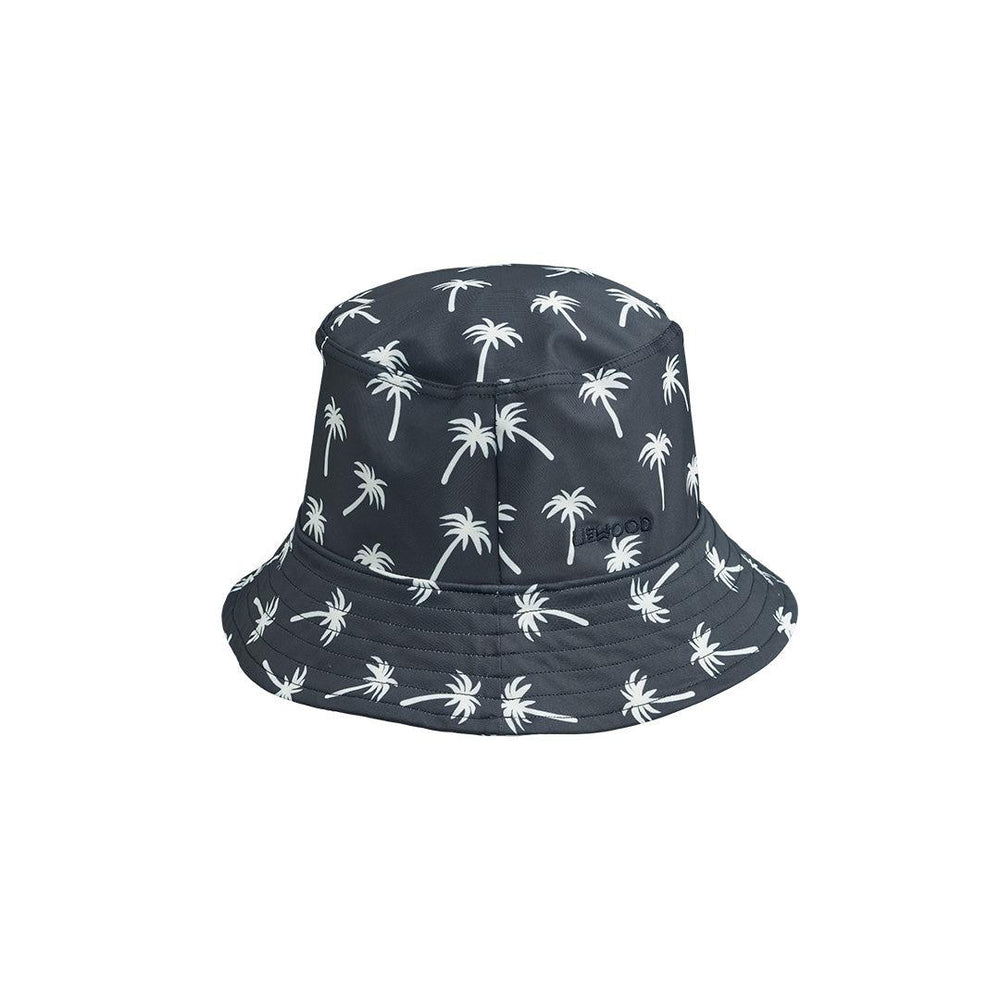 Liewood Matty Sun Hat - Palms/Dark Blue-Hats-Dark Blue-6-9m | Natural Baby Shower