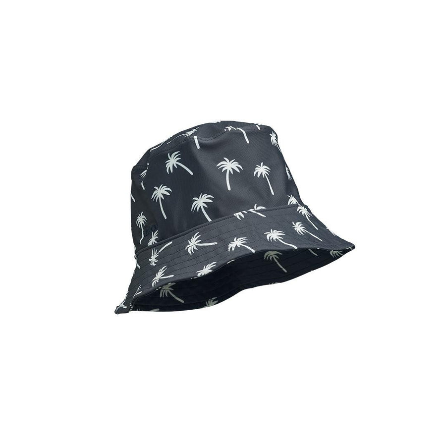 Liewood Matty Sun Hat - Palms/Dark Blue-Hats-Dark Blue-6-9m | Natural Baby Shower