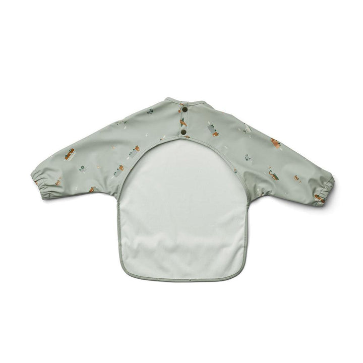 Liewood Merle Cape Bib - Vehicles - Dove Blue Mix-Bibs- | Natural Baby Shower