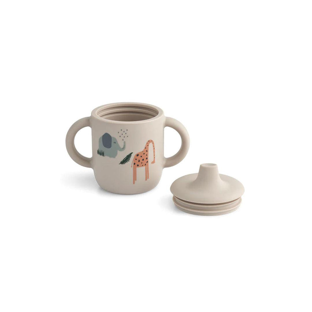 Liewood Neil Cup - Safari - Sandy Mix-Sippy Cups- | Natural Baby Shower