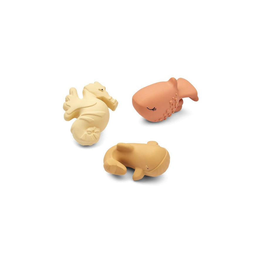 Liewood Nori Bath Toys - 3 Pack - Jojoba Mix - Sea Creature-Bath Toys-Jojoba Mix-Sea Creature | Natural Baby Shower