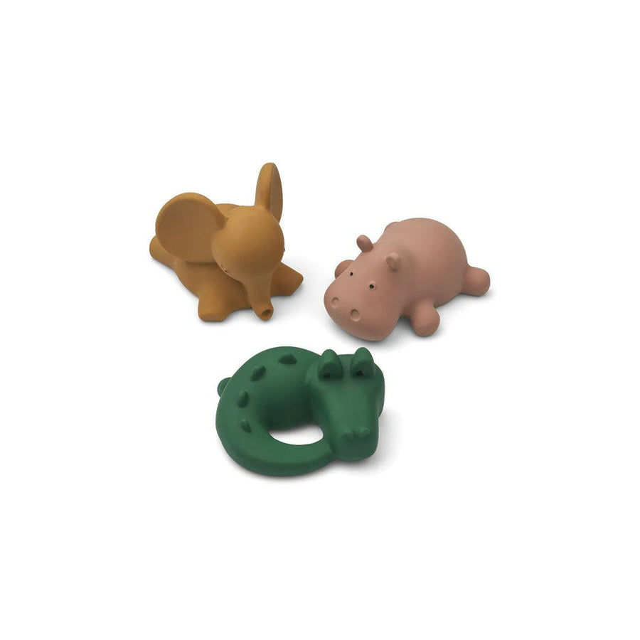 Liewood Nori Bath Toys - Safari - Multi Mix - 3 Pack-Bath Toys- | Natural Baby Shower