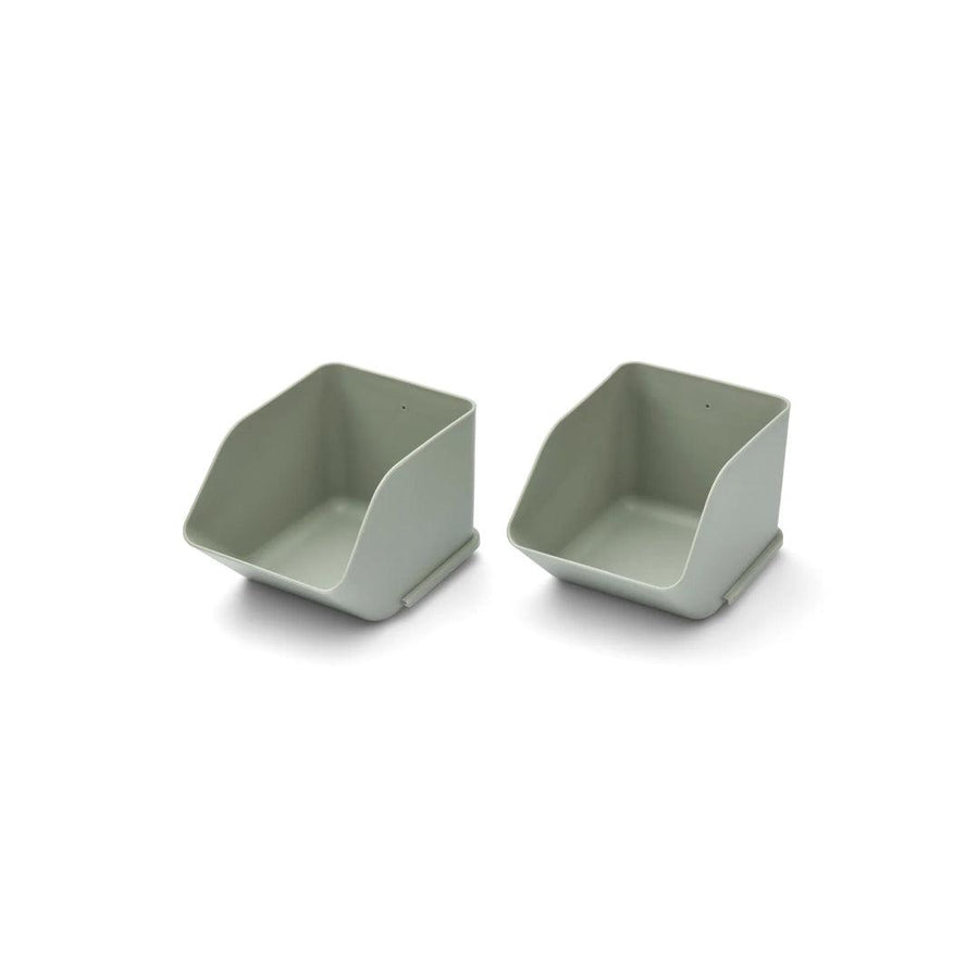 Liewood Rosemary Desktop Organiser - 2 Pack - Dove Blue-Storage Pots-Dove Blue-Small | Natural Baby Shower